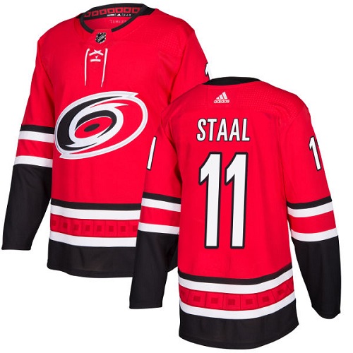 Adidas Hurricanes #11 Jordan Staal Red Home Authentic Stitched NHL Jersey